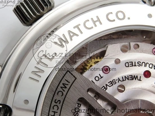 MIROTIME 0111 Reliable Portuguese Chrono IW3716 Z+F 1:1 Best Edition Red Dial on Red Rubber Strap A 7015